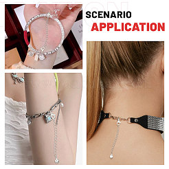 12 шт. 2-х стилистический латунный удлинитель цепи KK-CA0003-75