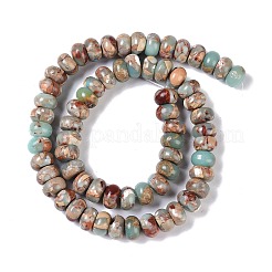 Окрашенные синтетические нити из имперской яшмы&nbsp;G-P529-E01-A03