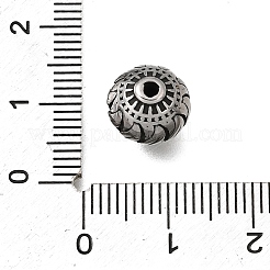 Cuentas grabadas de acero inoxidable 304&nbsp;STAS-H263-17AS-03