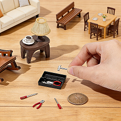 Outils miniatures en alliage avec boîte de rangement&nbsp;MIMO-GA0001-01A