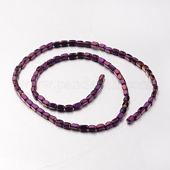 Electroplate non magnetici ematite sintetico fili di perline&nbsp;G-F300-40B-04