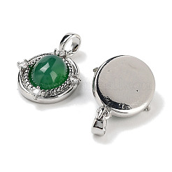 Подвески из латуни с прозрачным фианитом&nbsp;KK-C051-58P