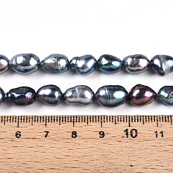 Нити из натурального культивированного пресноводного жемчуга PEAR-N014-08K-01