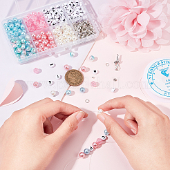 Наборы для самостоятельного изготовления браслета из искусственного жемчуга DIY-PH0008-83