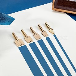 5 шт. 5 латунных пера для ручек с четырьмя наконечниками FIND-GF0003-63