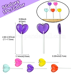 5 шт. имитация леденцов из смолы большие подвески&nbsp;FIND-FS0002-93