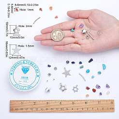 Наборы для самостоятельного изготовления браслетов из бисера и драгоценных камней DIY-SC0012-17