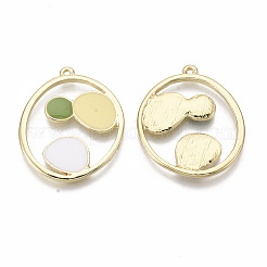 Подвески из эмали и сплава&nbsp;ENAM-S122-024-NR