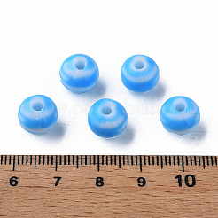 Perles acryliques à rayures opaques&nbsp;MACR-S373-27D-09