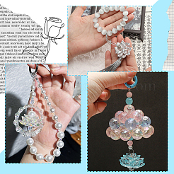 80 шт. 2 стиля прозрачных акриловых колпачков для бусин&nbsp;TACR-SP0001-28