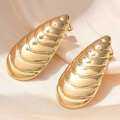 Серьги-гвоздики из нержавеющей стали 304&nbsp;EJEW-U047-20G