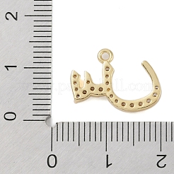 Покрытие стойки латунь микропаве прозрачные подвески из кубического циркония&nbsp;KK-A224-03E-G