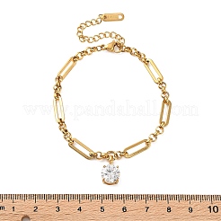 Armbänder mit Zirkonia-Anhängern aus Edelstahl 304&nbsp;SA-CBA8C9C-06B-G