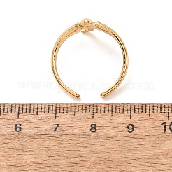 304ステンレススチールカフオープンリング  トカゲ  イオンプレーティング（ip）  ゴールドカラー  14.5mm  内径：18mm&nbsp;SA-CBA725A-18G