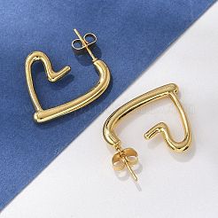 Серьги-гвоздики из нержавеющей стали 304 для женщин&nbsp;LS-EJEW-L296-002G