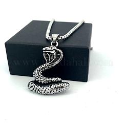 Винтажные подвески в виде змеи из нержавеющей стали 304 в стиле викингов для мужчин.&nbsp;XF8580