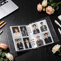 1 álbum de fotos de plástico PP texturizado con 10 fundas de 4 bolsillos&nbsp;AJEW-GA0011-17