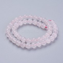 Бусы из натурального розового кальцита G-F687-01A