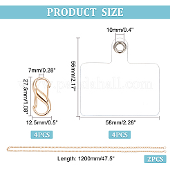 Набор для самостоятельного изготовления держателя для ремешка для сотового телефона&nbsp;DIY-GA0004-31
