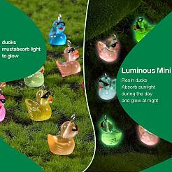 60шт 12 цвета светящиеся прозрачные подвески из смолы&nbsp;CRES-SZ0001-38