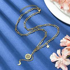 Ожерелья-лариаты из нержавеющей стали 304 NJEW-JN04607