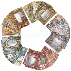5 Set Scrapbook-Papier-Set mit Blumenrahmen&nbsp;SCRA-CP0001-02