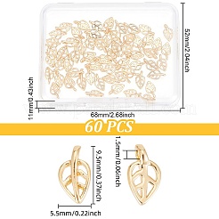 60 шт. Латунные подвески&nbsp;KK-GO0001-22