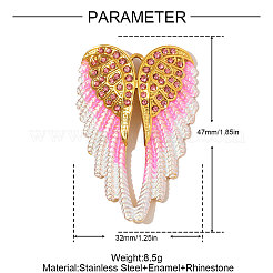Подвески из нержавеющей стали 304 с эмалью&nbsp;STAS-OY008-82G