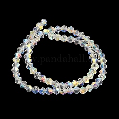 Гальванизируйте прозрачное стекло бисер нитей&nbsp;EGLA-K015-18Y