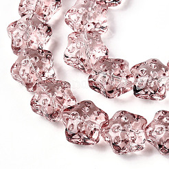 Прозрачные стеклянные бусины нити GLAA-T023-12G