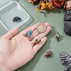 5 шт. 5-х цветные латунные бусины для шлема FIND-ME0002-49