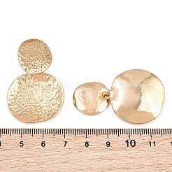 Pendientes colgantes de aleación texturizada para mujer&nbsp;AL-CBA6127-04G