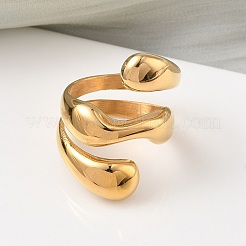 Кольца-манжеты из нержавеющей стали 304 RJEW-Z118-12G