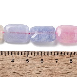 Натуральный Malaysia нефритовые бусы пряди G-K392-B17-13x18mm