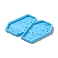 Силиконовые Молды для гроба с подвеской в виде летучей мыши своими руками&nbsp;DIY-I099-16