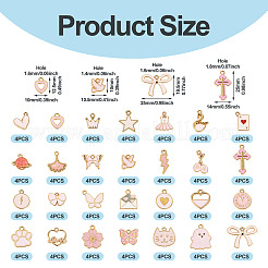 112шт 28 стиля подвески из сплава с эмалью&nbsp;ENAM-TA0009-08