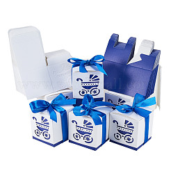 Полая коляска bb автомобиль перевозки коробка конфет свадьба подарки с лентами CON-BC0004-97E