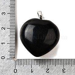 Природные подвески обсидиана G-C188-03C