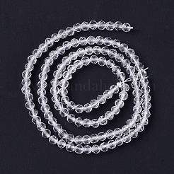 Прозрачные стеклянные бусины GLAA-C019-01B-06