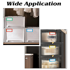 30 лист латунных бейджей водонепроницаемые пустые наклейки&nbsp;DIY-LP0004-06