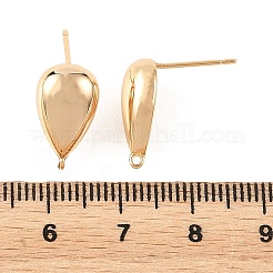 Componentes para pendientes de latón Shegrace&nbsp;XGRQ64137-865G
