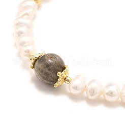 Браслеты из натурального лабрадорита BJEW-D447-17G