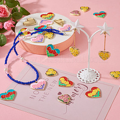 20шт 5 стиля подвески из цинкового сплава с эмалью&nbsp;ENAM-TA0001-45