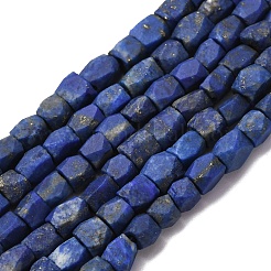 Нитки бусины из натурального ляписа-лазури G-F808-K01-01