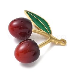 Нержавеющая сталь 304 с подвесками в виде акриловых вишен&nbsp;LS-STAS-G362-05G-02