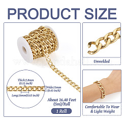 Оксидированные алюминиевые бордюрные цепи CHA-TA0001-16