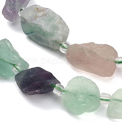 Natürliche Regenbogen-Fluorit-Perlenstränge&nbsp;GG-CBA0B77-A07-03