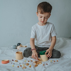 500шт 5 стильные акриловые бусины в стиле ремесла FIND-SZ0005-81