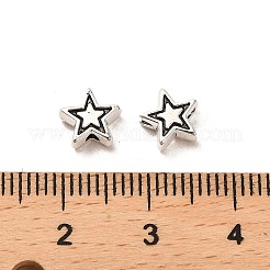 Сплавочные овальные бусины тибетского стиля  FIND-C043-030AS