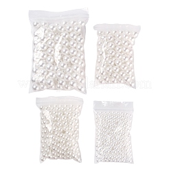 600 pz senza foro abs plastica imitazione perle rotonde perline&nbsp;MACR-LS0001-04